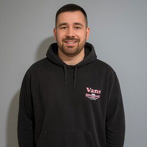 Vans Hoodie Black Size Large